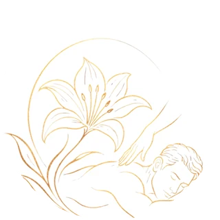 Logo Clínica Toque de Lírio, massagem premium em Alphaville
